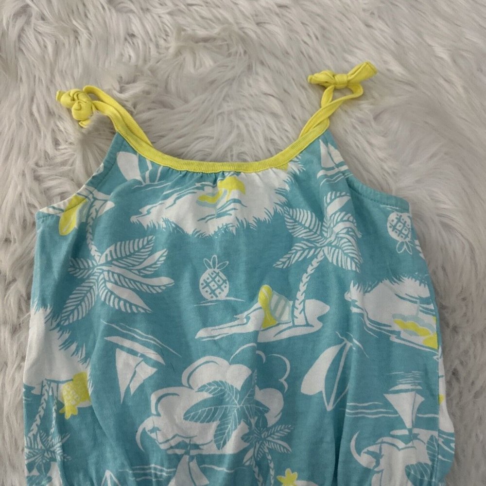 Gymboree girls beachy romper 8 cotton adorable short EUC - Picture 3 of 8